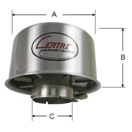 Aftermarket New Centri Pre Cleaner Assm w/ 7" Inlet Fits Case-IH Tractor Models EX70